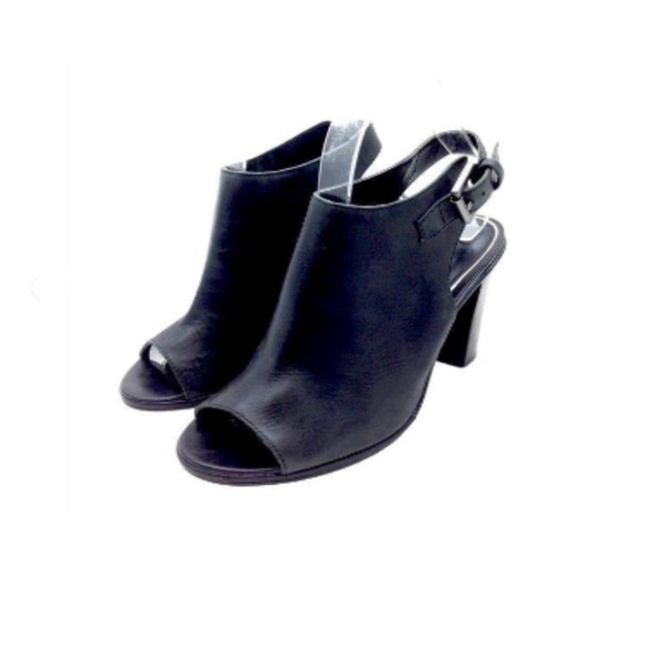 Ralph Lauren Leather Sling Back Sandals - Picture 1 of 7